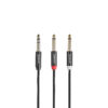 Dây Cáp Âm Thanh NMC-AUDIO NMC-C433 (1 đầu 6.35mm stereo đực ra 2 đầu 6.35mm mono đực)